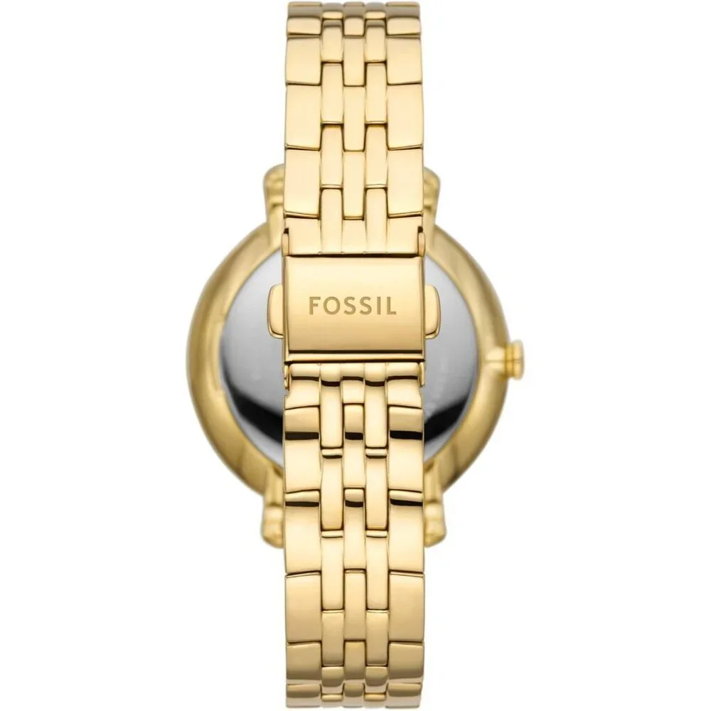 Women's Gold Jacqueline Quartz Stainless Steel Three Hand Bracelet Watch